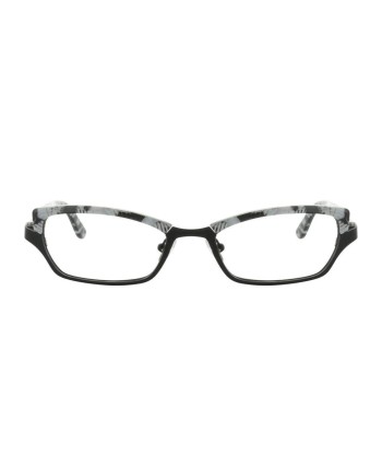 Lunettes Titanium Flex 1622B Noir et Blanc rembourrage situé sous