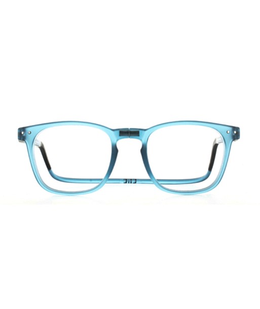 Lunettes Clic Manhattan Bleu denim chez Cornerstreet bien 