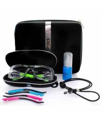 Coffret lunettes de protection Varionet Safety bleu pas cher