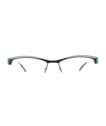 Lunettes Titanium Flex PR1517 Bleu et Marron brillant des détails fins