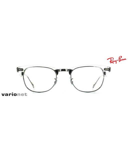 Lunettes Ray-Ban RB5154 Clubmaster Transparent et Argent offre 