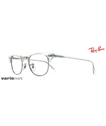 Lunettes Ray-Ban RB5154 Clubmaster Transparent et Argent offre 