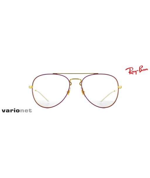 Lunettes Ray-Ban RB6413 Or et Violet en linge