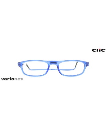 Lunettes Clic Rectangular XXL Bleu de France