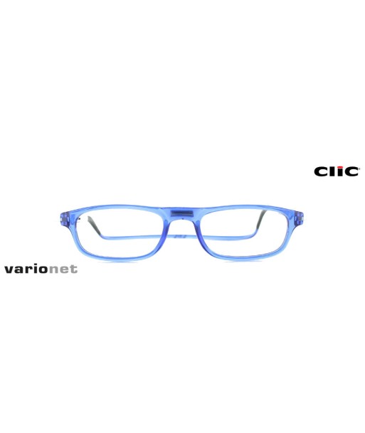 Lunettes Clic Rectangular XXL Bleu de France