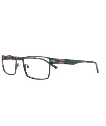 Lunettes Titanium Flex PR1557 Noir et Rouge en linge