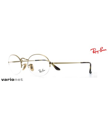 Lunettes Ray-Ban RB6547 semi-cerclées Or pas chere