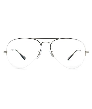 Lunettes Ray-Ban Aviator semi-cerclées RB6589 Argent suggérées chez