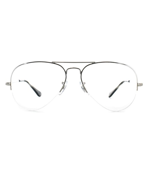 Lunettes Ray-Ban Aviator semi-cerclées RB6589 Argent suggérées chez