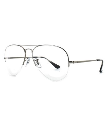 Lunettes Ray-Ban Aviator semi-cerclées RB6589 Argent suggérées chez