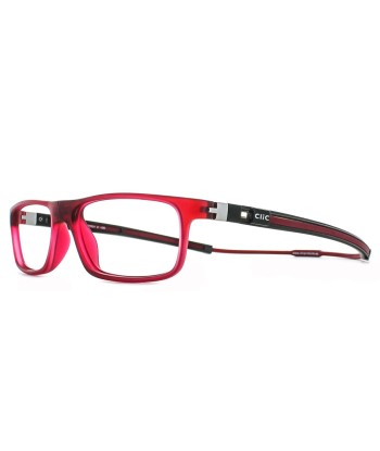 Lunettes Clic Tube Executive Rouge les ligaments