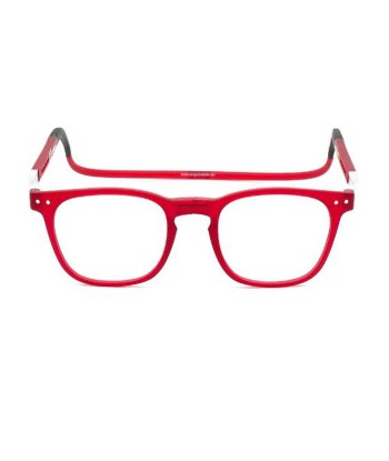 Lunettes Clic Manhattan Rouge est présent 