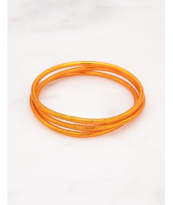 Bracelet Bouddhiste fin - Orange Véritable concentré