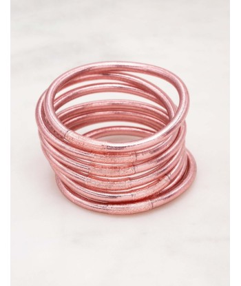 Bracelet  Bouddhiste épais - Rose Gold une grave pollution 