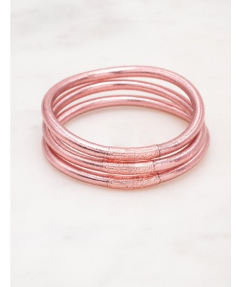 Bracelet  Bouddhiste épais - Rose Gold une grave pollution 