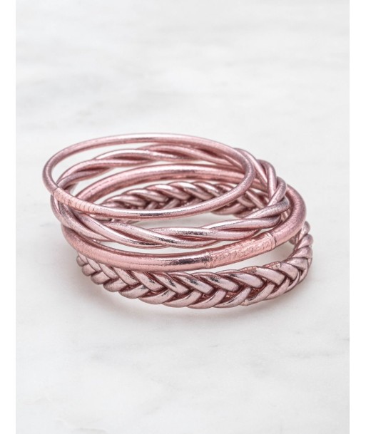 Bracelet Bouddhiste Lot de 4 - Rose Gold de l' environnement