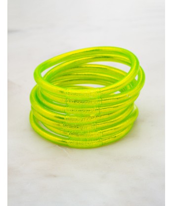 Bracelet Bouddhiste épais - Jaune fluo Le MVP de beaucoup