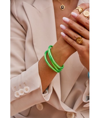 Bracelet Bouddhiste épais - Vert fluo store