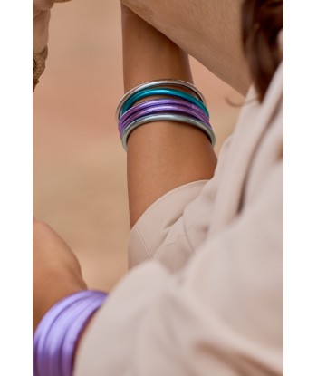 Bracelet Bouddhiste Rainbow Ikita Lot de 5 - Violet des créatures d'habitude