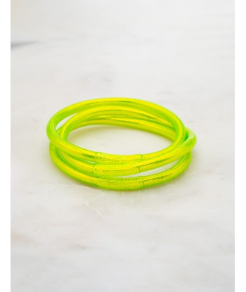 Bracelet Bouddhiste épais - Jaune fluo Le MVP de beaucoup