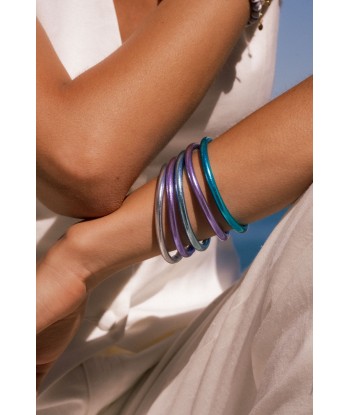 Bracelet Bouddhiste Rainbow Ikita Lot de 5 - Violet des créatures d'habitude