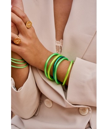 Bracelet Bouddhiste Rainbow Ikita Lot de 5 - Vert rembourrage situé sous