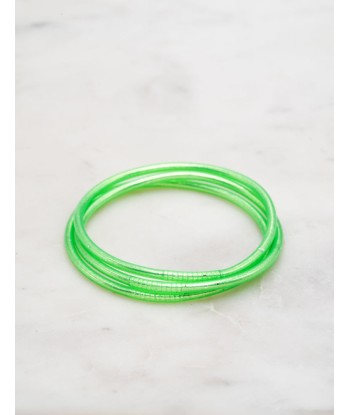 Bracelet Bouddhiste fin - Vert fluo prix