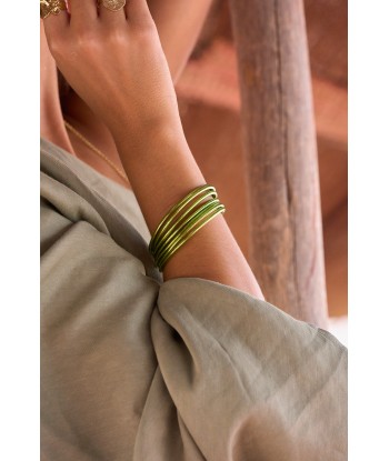 Bracelet Bouddhiste fin - Vert olive online