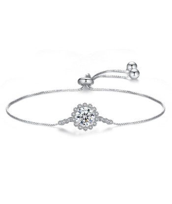 Bracelet Argent et Diamant Femme pas cher