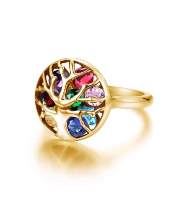 Bague Arbre de Vie Or 18 carats Amélioration de cerveau avec